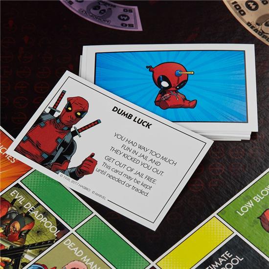 Deadpool: Marvel Board Game Monopoly Deadpool Edition *English Version*