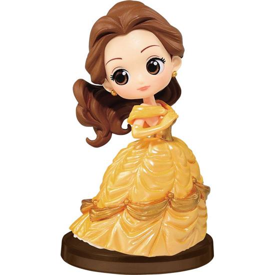 Skønheden og Udyret: Disney Q Posket Petit Girls Festival Mini Figure Belle 7 cm