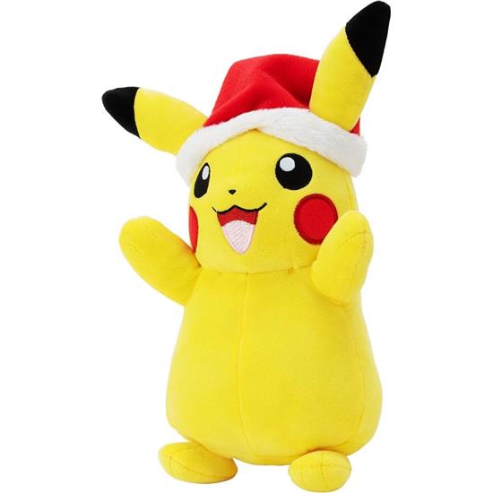 Pokémon: Winter Pikachu with Christmas Hat Bamse 20 cm
