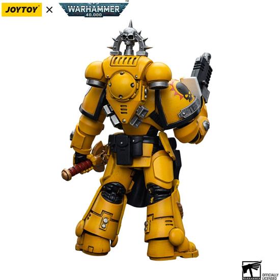 Warhammer: Imperial Fists Lieutenant with Power Sword Action Figure 1/18 12 cm