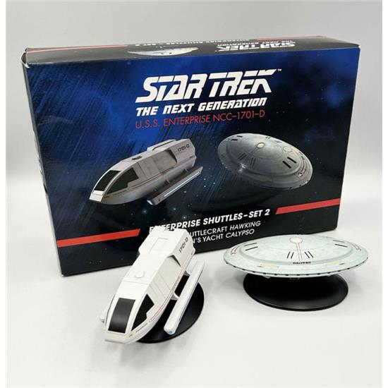 Star Trek: Shuttle Hawking & Capt Yacht Starships Diecast Mini Replicas 13 cm