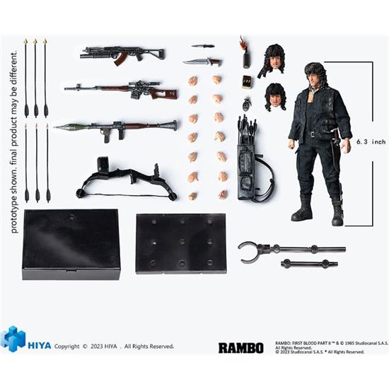 Rambo / First Blood: John Rambo (First Blood III) Exquisite Super Series  Action Figur 1/12 16 cm