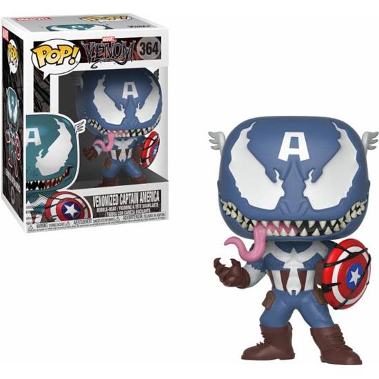 Marvel: Venomized Captain America POP! Marvel Vinyl Bobble-Head (#364)