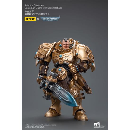Warhammer: Adeptus Custodes Custodian Guard with Sentinel Blade Action Figure 1/18 12 cm