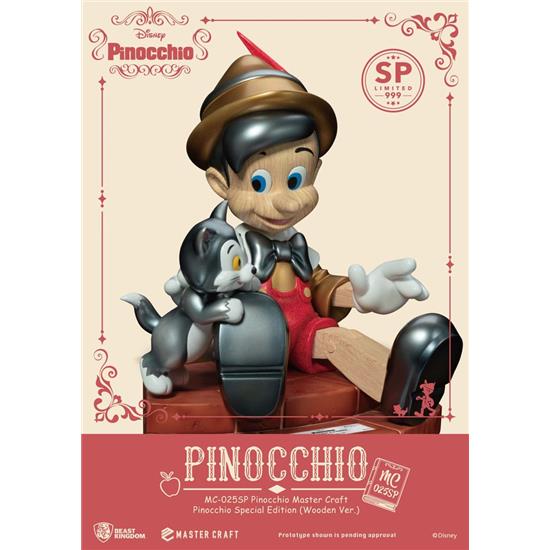 Disney: Pinocchio Wooden Ver. Special Edition Master Craft Statue 27 cm