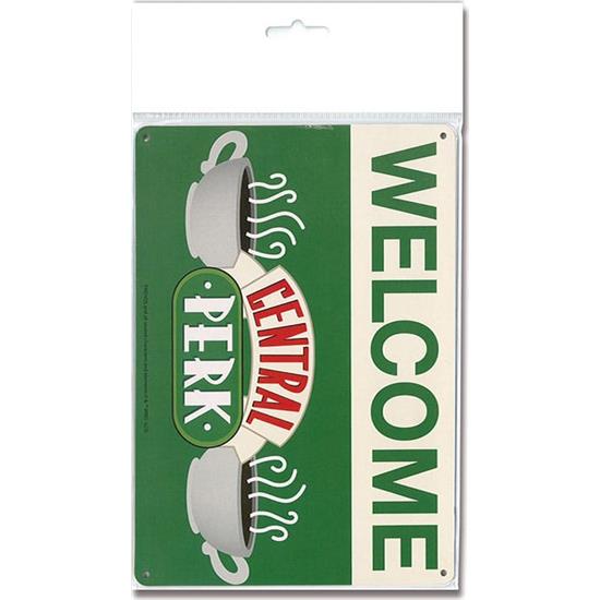 Friends: Perk Welcome Tin Skilt 15 x 21 cm