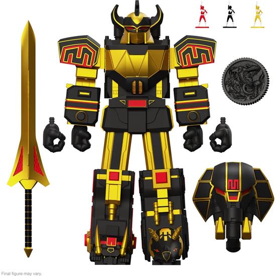 Power Rangers: Megazord (Black/Gold) Ultimates Action Figure 18 cm
