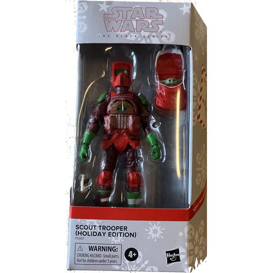 Diverse: SKADET: Scout Trooper (Holiday Edition) Black Series Action Figure 15 cm
