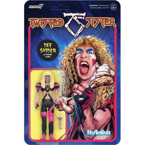 Twisted Sister: Twisted Sister ReAction Action Figure Dee Snider 10 cm