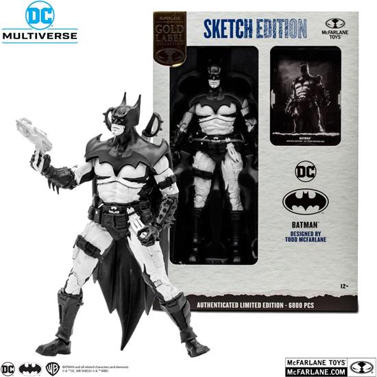 DC Comics: Batman by Todd McFarlane Sketch Edition (Gold Label)  Action Figure 18 cm