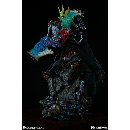 Court of the Dead: Court of the Dead Premium Format Figure Malavestros Deaths Chronicler Fool 52 cm