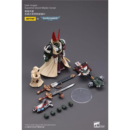 Warhammer: Dark Angels Supreme Grand Master Azrael Action Figure 1/18 13 cm