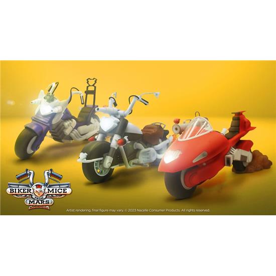 Biker Mice From Mars: Biker Mice From Mars Vehicles 23 - 25 cm 3-pak