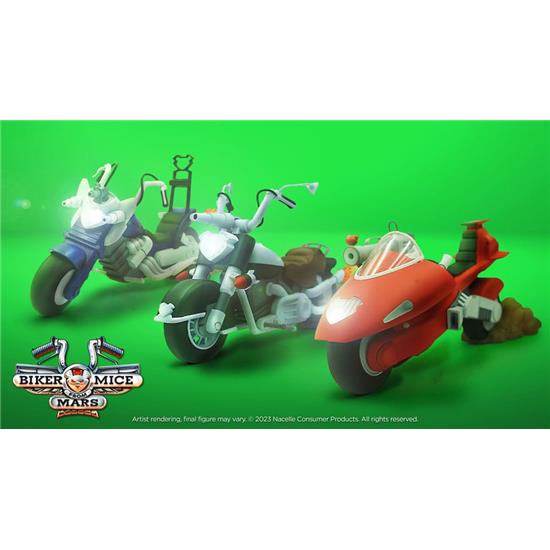 Biker Mice From Mars: Biker Mice From Mars Vehicles 23 - 25 cm 3-pak