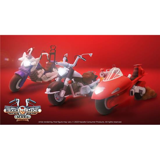 Biker Mice From Mars: Biker Mice From Mars Vehicles 23 - 25 cm 3-pak