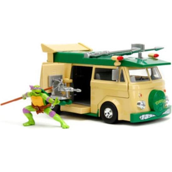 Ninja Turtles: Donatello & Party Wagon Diecast Model 1/24 