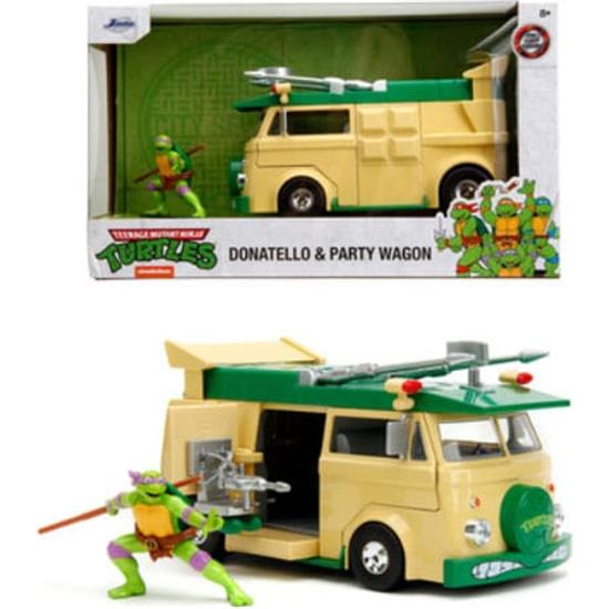 Ninja Turtles: Donatello & Party Wagon Diecast Model 1/24 