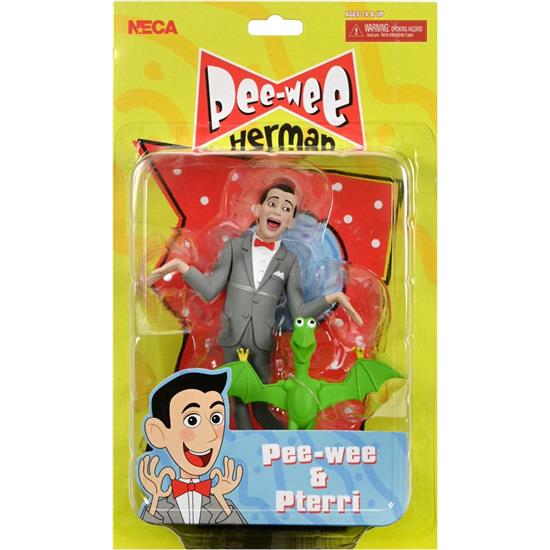 Pee-Wee Herman:  Pee-Wee & Pterri Toony Classics Figure 15 cm