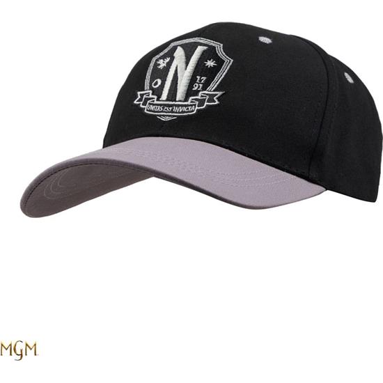 Wednesday: Nevermore Academy Black Curved Bill Cap
