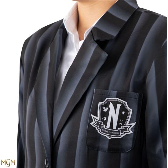 Wednesday: Nevermore Academy black Striped Blazer Jacket