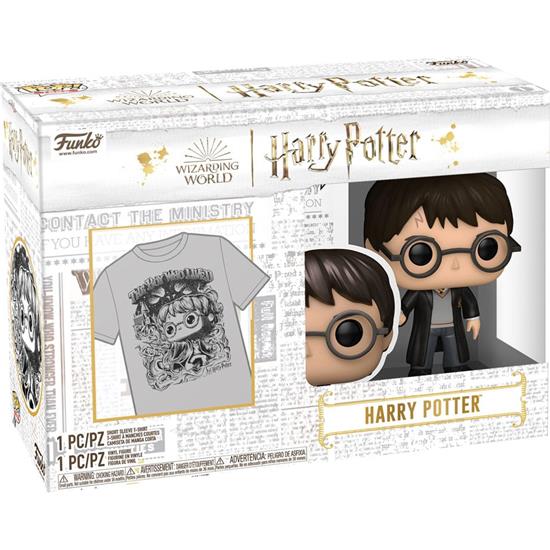 Harry Potter: Harry Potter Flocked Exclusive POP! & Tee Box