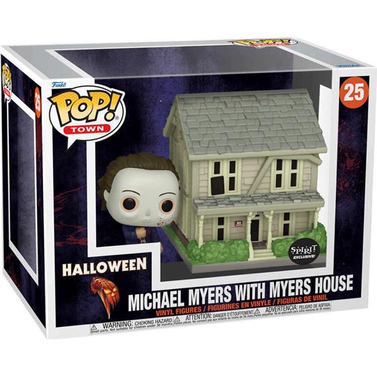 Diverse: Michael Myers with Myers House Exclusive POP! Town Vinyl Figur (#25)