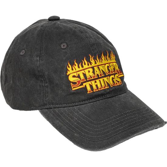 Stranger Things: Stranger Things Logo Burning Baseball Cap
