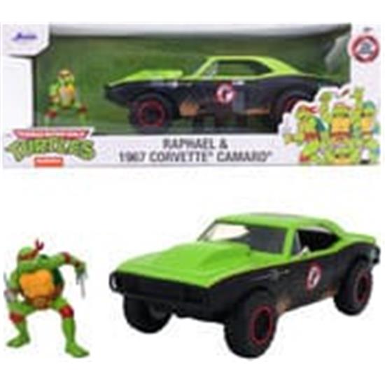 Ninja Turtles: Chevy Camaro Raphael Diecast Model 1/24 