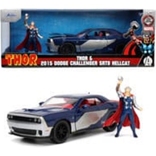 Marvel: Dodge Challenger Thor 2015 Diecast Model 1/24