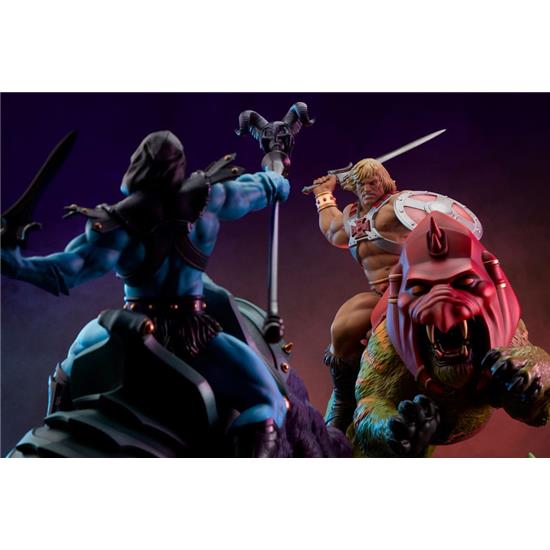 Masters of the Universe (MOTU): Skeletor & Panthor Classic Deluxe Statue 62 cm