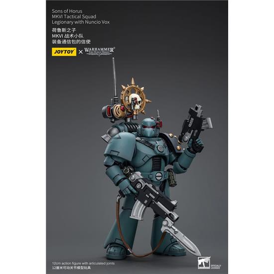 Warhammer: Sons of Horus MKVITactical Squad Legionary with Nuncio Vox Action Figure 1/18 12 cm