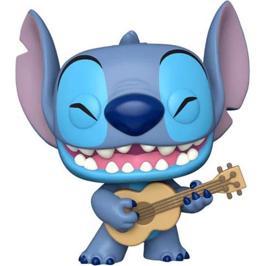 Lilo & Stitch: Stitch w/Uke Jumbo Sized POP! Disney Vinyl Figur 25 cm