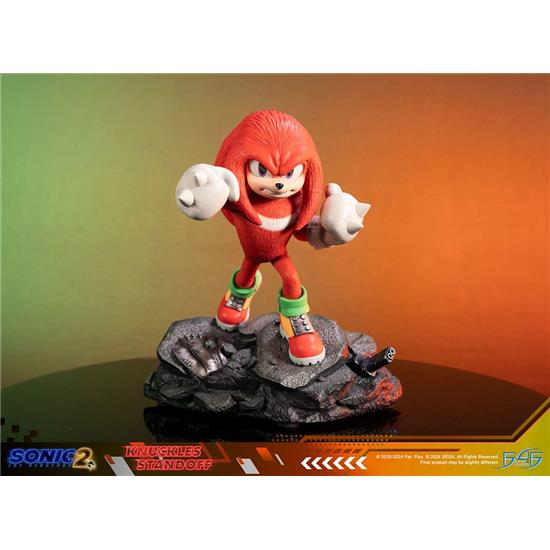 Sonic The Hedgehog: Knuckles Standoff Statue 30 cm