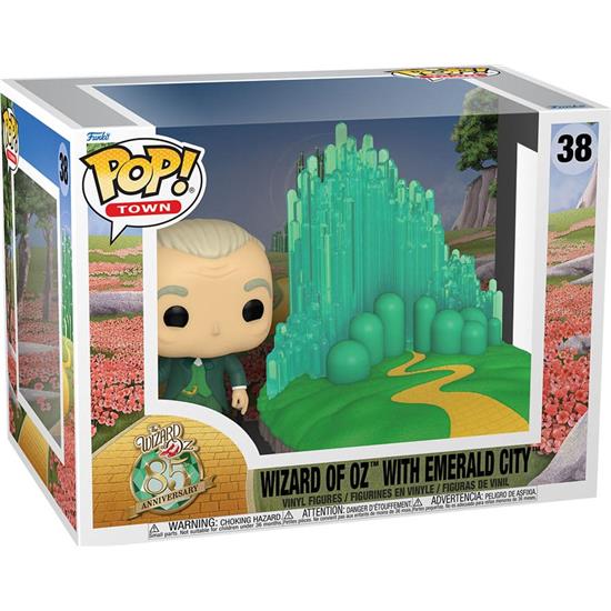 Wizard of Oz: Emerald City w/Wizard POP! Town Vinyl Figur