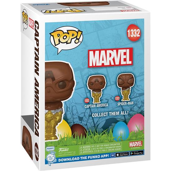 Marvel: Captain America (Easter Chocolate) POP! Marvel Vinyl Figur (#1332)