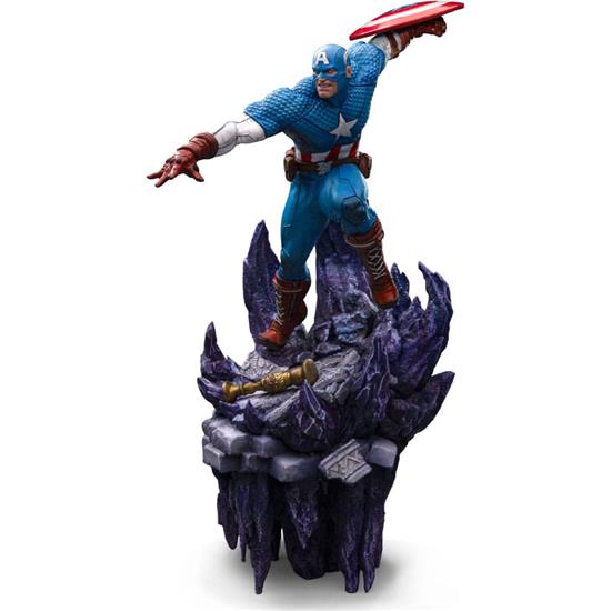 Captain America: Captain America Deluxe BDS Art Scale Statue 1/10 34 cm