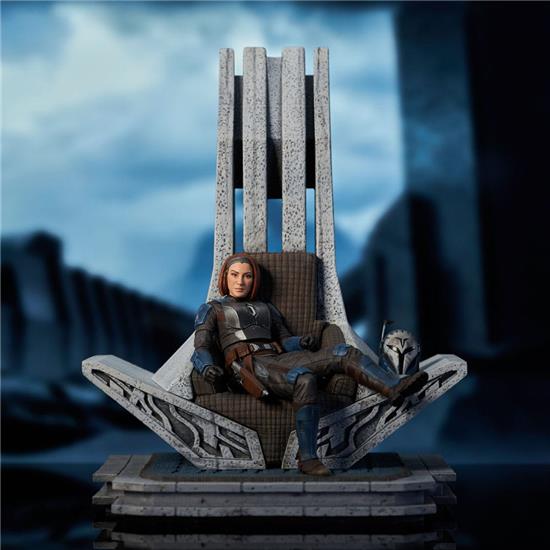Star Wars: Bo-Katan Kryze on Throne Premier Collection 1/7 35 cm