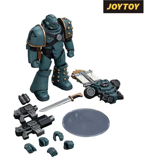 Warhammer: Sons of Horus MKIV Tactical Squad Legionary with Legion Vexilla Action Figure 1/18 12 cm