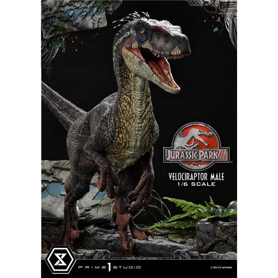 Jurassic Park & World: Velociraptor Male Legacy Museum Collection Statue 1/6 40 cm
