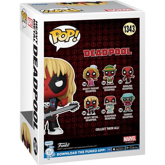 Deadpool: Deadpool Heavy Metal Band Member POP! Movies Vinyl Figur (#1343)