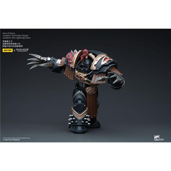 Warhammer: Sons of Horus Justaerin Terminator Squad Justaerin with Lightning Claws Action Figure 1/18 12 cm