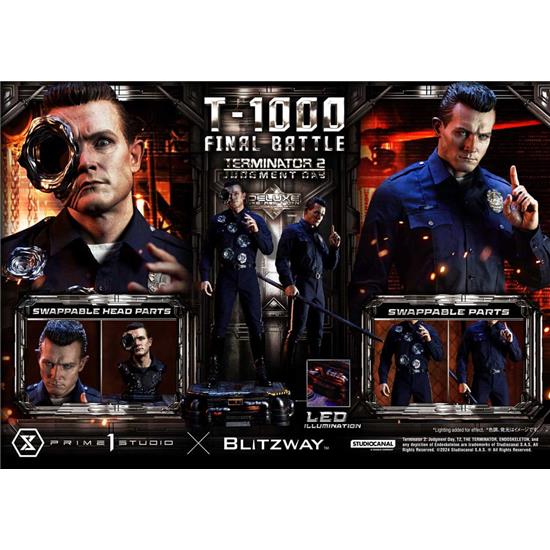 Terminator: T-1000 Final Battle Deluxe Version Museum Masterline Series Statue 1/3 73 cm
