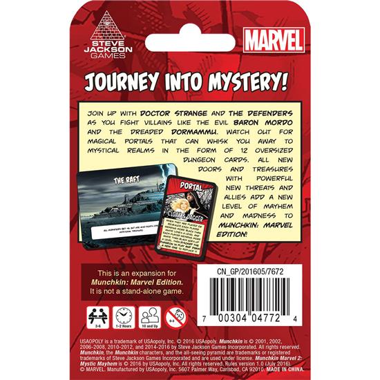 Marvel: Munchkin Card Game Expansion Marvel 2: Mystic Mayhem *English Version*