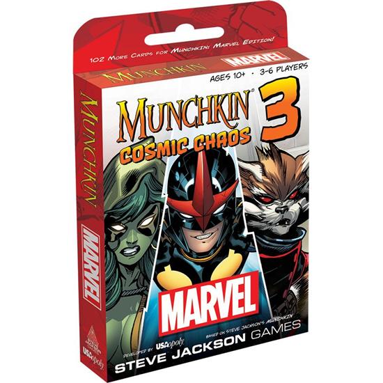 Marvel: Munchkin Card Game Expansion Marvel 3: Cosmic Chaos *English Version*