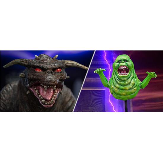 Ghostbusters: Slimer (NX) & Zuul (NX) Normal Version Twin Pack Set Statue 1/8 12 cm