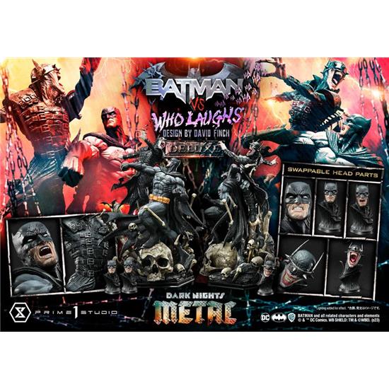 Batman: Batman VS Batman Who Laughs Deluxe Bonus Version Ultimate Premium Masterline Series Statue 1/4 67 cm