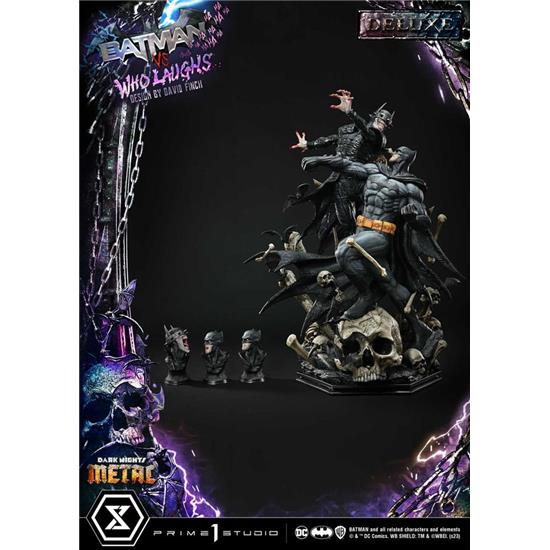 Batman: Batman VS Batman Who Laughs Deluxe Bonus Version Ultimate Premium Masterline Series Statue 1/4 67 cm