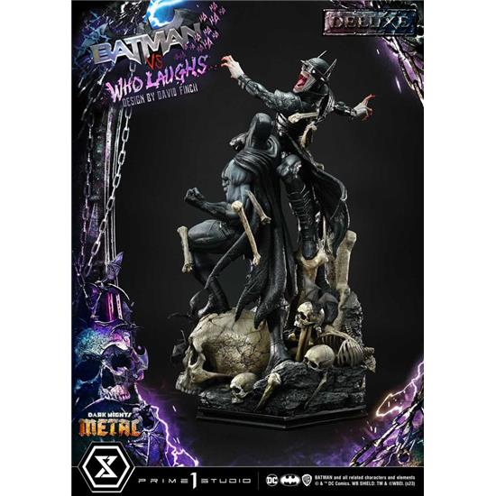 Batman: Batman VS Batman Who Laughs Deluxe Bonus Version Ultimate Premium Masterline Series Statue 1/4 67 cm