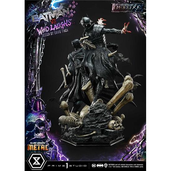 Batman: Batman VS Batman Who Laughs Deluxe Bonus Version Ultimate Premium Masterline Series Statue 1/4 67 cm