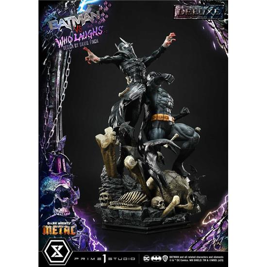 Batman: Batman VS Batman Who Laughs Deluxe Bonus Version Ultimate Premium Masterline Series Statue 1/4 67 cm